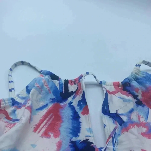 Vince Camuto red,white and blue one piece swimsuit size 10 - Picture 5 of 11